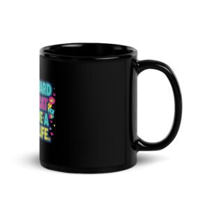black glossy mug