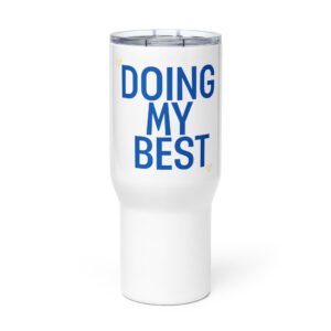 travel mug with a handle