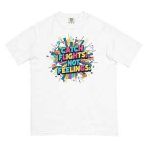 unisex garment dyed heavyweight t shirt