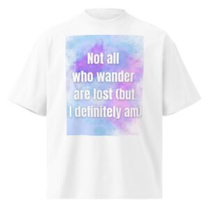 unisex organic oversized high neck t shirt